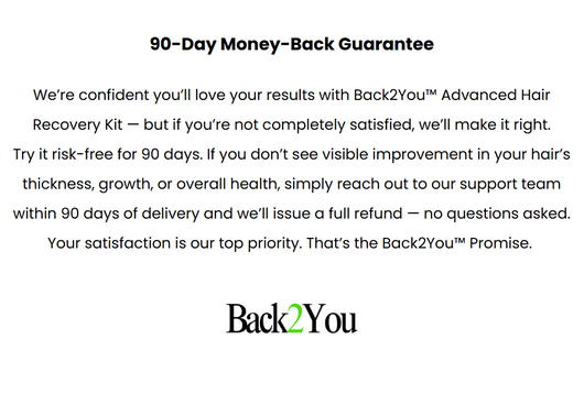 Back2You™ Micro-Infusion Regrowth System